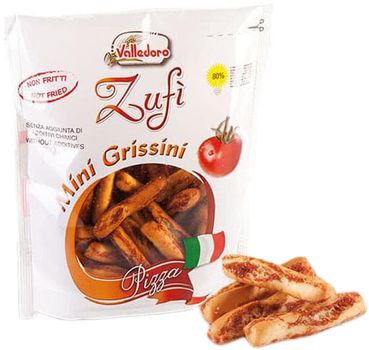 Гріссіні VALLEDORO Zufi Mini Pizza 100г